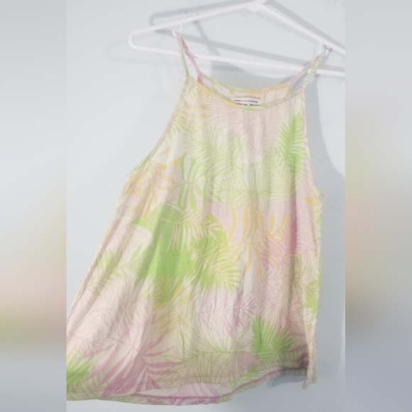 American Eagle Outfitters Island Vibes Tank. Cinched Racerback. Size Small. - Picture 1 of 8